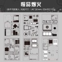 （🆕）悅真原創 時光標本系列 PET貼紙包 復古膠片 ins相框 邊框手帳裝飾 出卡小卡 咕卡素材貼畫 必備-規格圖6