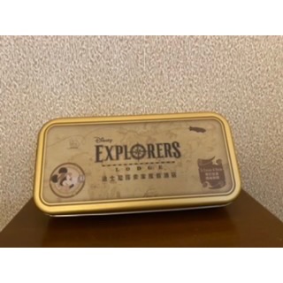 香港迪士尼探險家酒店造型鐵盒-細節圖2