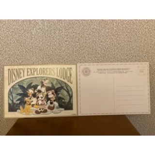 迪士尼樂園紀念明信片