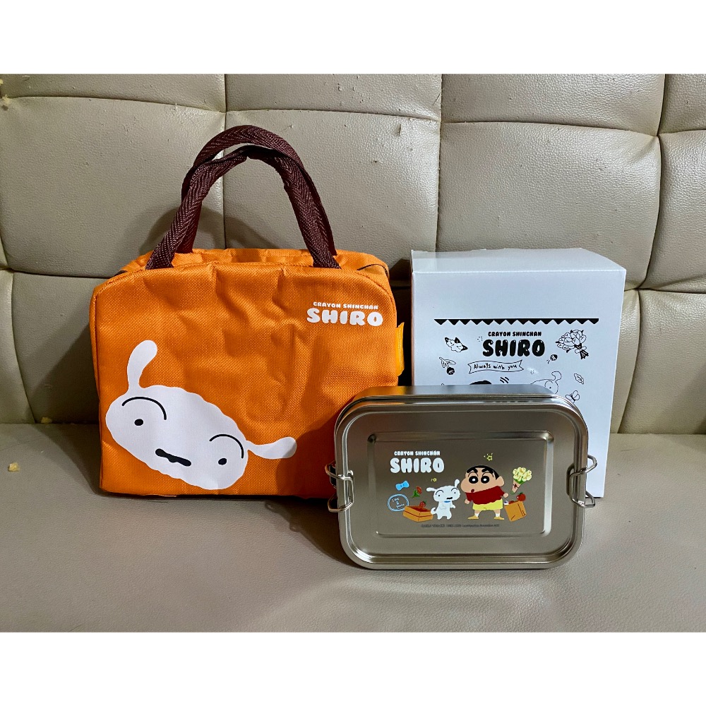 蠟筆小新-不鏽鋼便當盒袋組（便當盒+保冷袋）❤️全新現貨-細節圖2