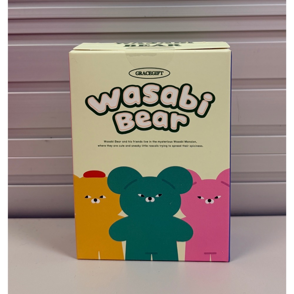 Wasabi Bear-繽紛閃粉系列壓克力鑰匙圈盲盒❤️全新現貨未拆封-細節圖3