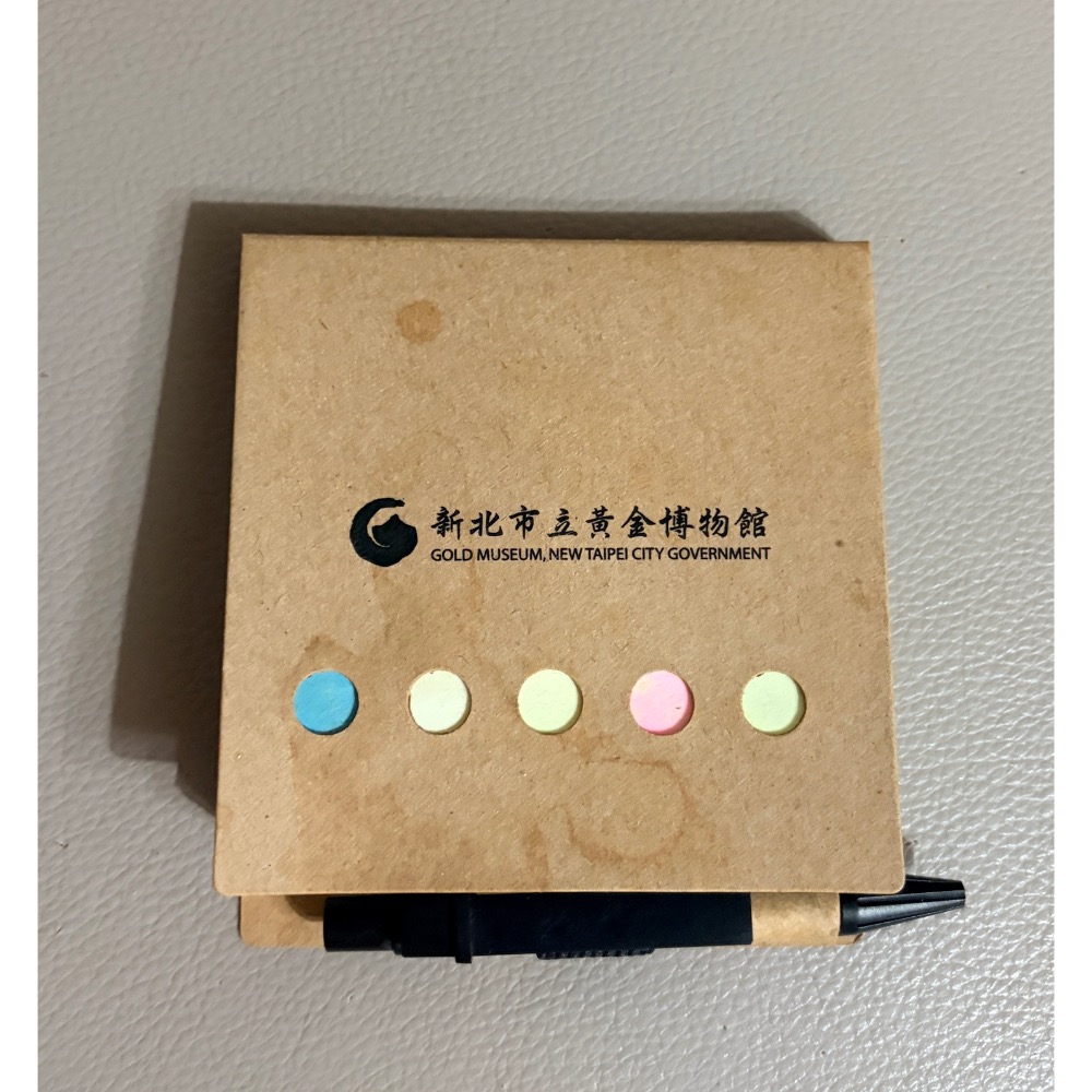 黃金博物館文具組（便條紙、筆）❤️現貨-細節圖2