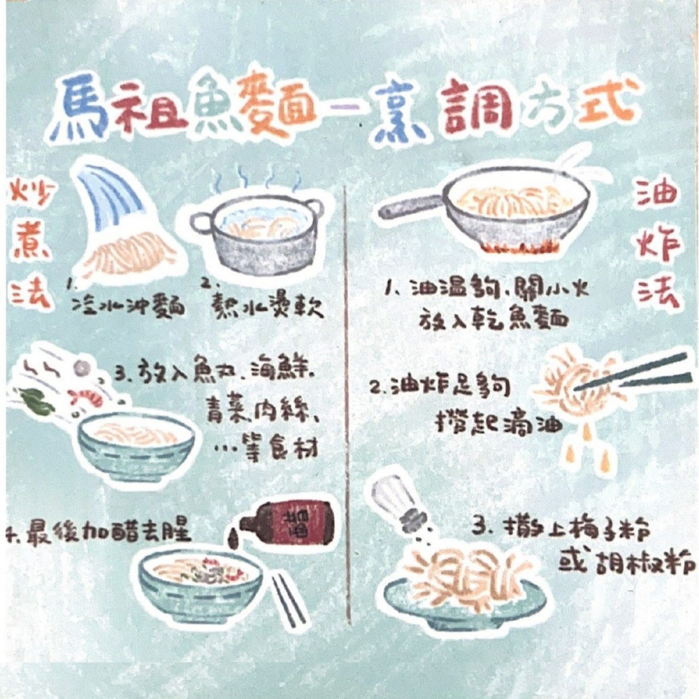 馬祖的傳統風味美食~魚麵柴魚味-細節圖4