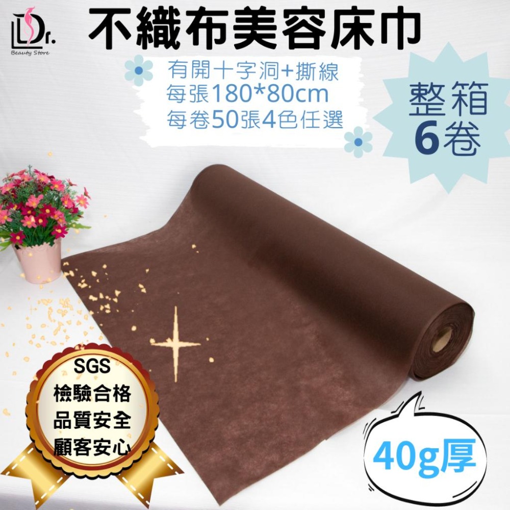 [美容床巾+天天免運] 厚度40g×6卷 油壓紙 捲床巾 舖床巾 拋棄式 美容床單 不織布床單-細節圖8