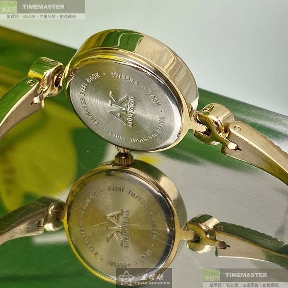 AnneKlein:手錶,型號:AN00567,女錶20mm金色錶殼貝母變色錶面精鋼錶帶款-細節圖9