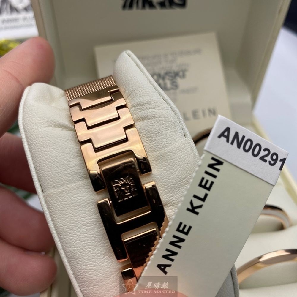 AnneKlein:手錶,型號:AN00291,女錶36mm可更換錶殼玫瑰金色錶面米蘭錶帶款-細節圖5