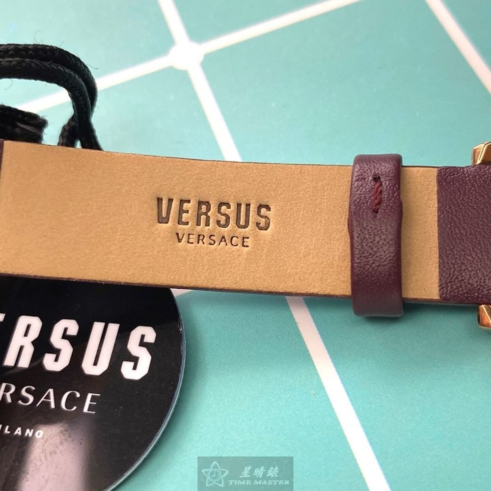 VERSUS VERSACE:手錶,型號:VV00298,女錶36mm玫瑰金錶殼香檳紅錶面精鋼錶帶款-細節圖6