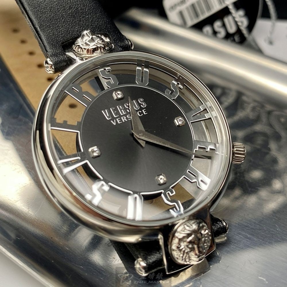 VERSUS VERSACE:手錶,型號:VV00089,女錶36mm銀錶殼銀色錶面真皮皮革錶帶款-細節圖2