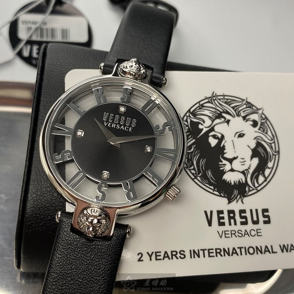 VERSUS VERSACE:手錶,型號:VV00089,女錶36mm銀錶殼銀色錶面真皮皮革錶帶款-細節圖4