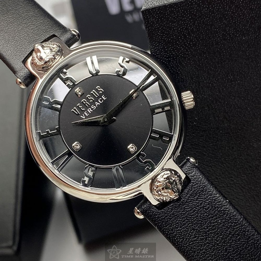 VERSUS VERSACE:手錶,型號:VV00089,女錶36mm銀錶殼銀色錶面真皮皮革錶帶款-細節圖8