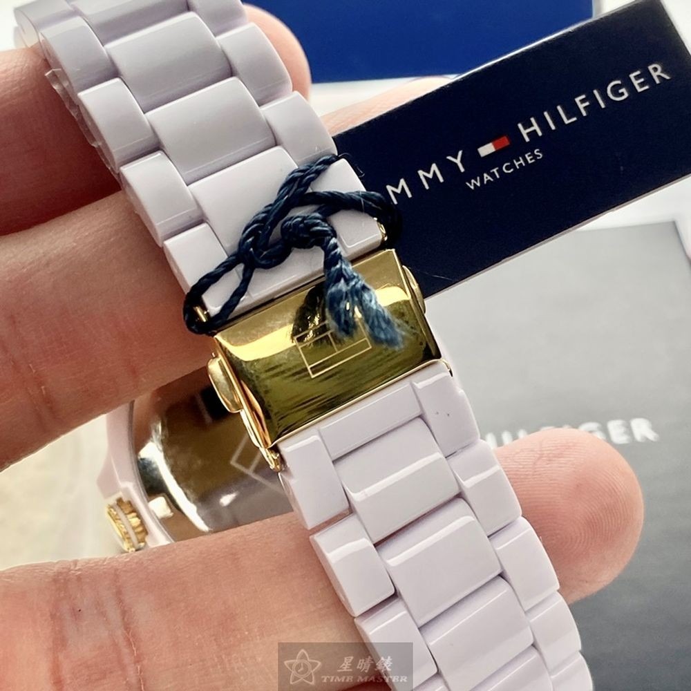 TommyHilfiger:手錶,型號:TH00015,女錶40mm白錶殼白色錶面樹脂錶帶款-細節圖5