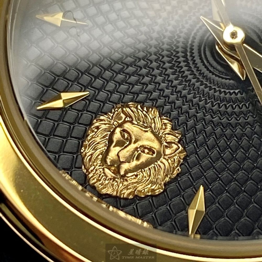 VERSUS VERSACE:手錶,型號:VV00283,女錶34mm金色錶殼黑色錶面真皮皮革錶帶款-細節圖4