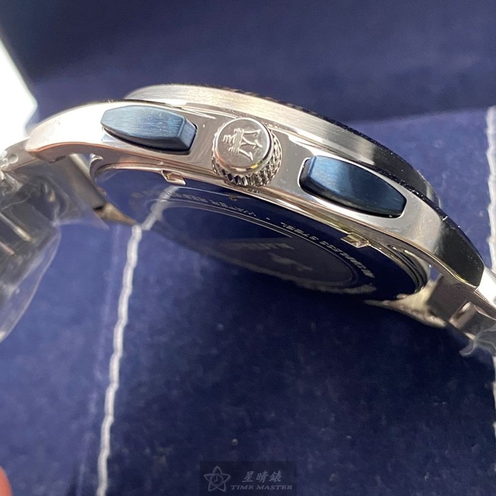 MASERATI:手錶,型號:R8873632004,男女通用錶42mm銀錶殼寶藍色錶面精鋼錶帶款-細節圖6