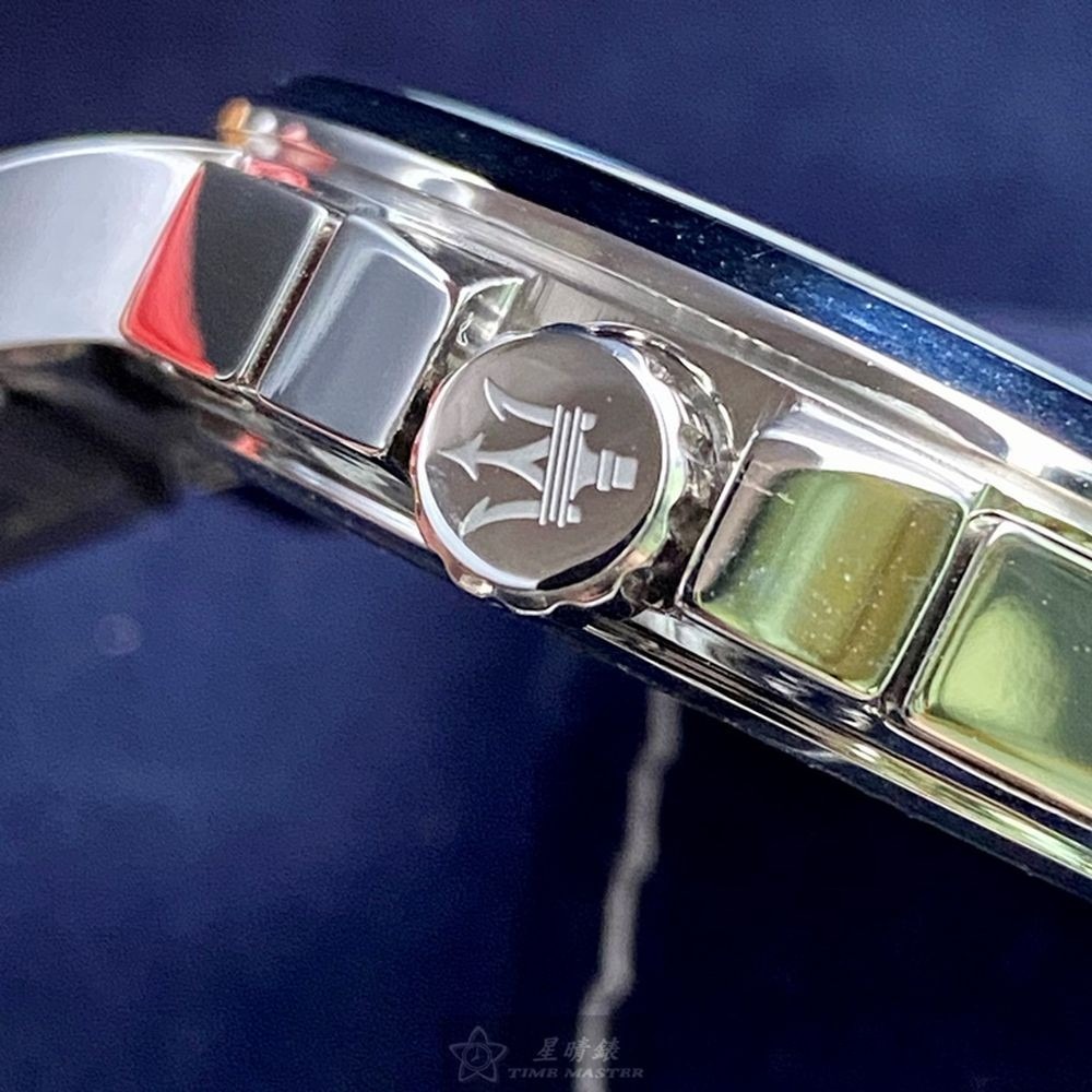 MASERATI:手錶,型號:R8873621006,男錶44mm銀錶殼槍灰藍錶面精鋼錶帶款-細節圖5