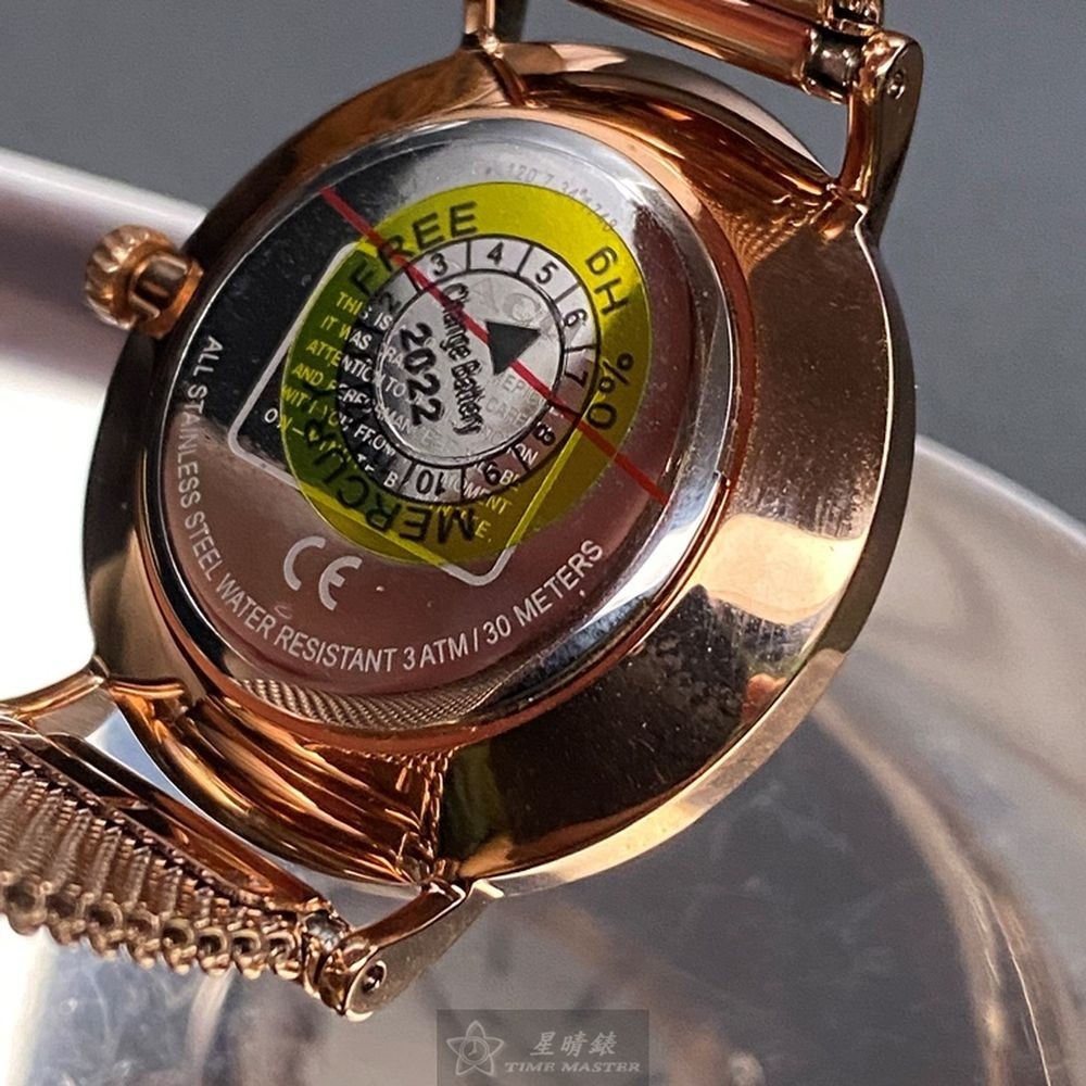 COACH:手錶,型號:CH00048,女錶32mm玫瑰金錶殼白色錶面米蘭錶帶款-細節圖4