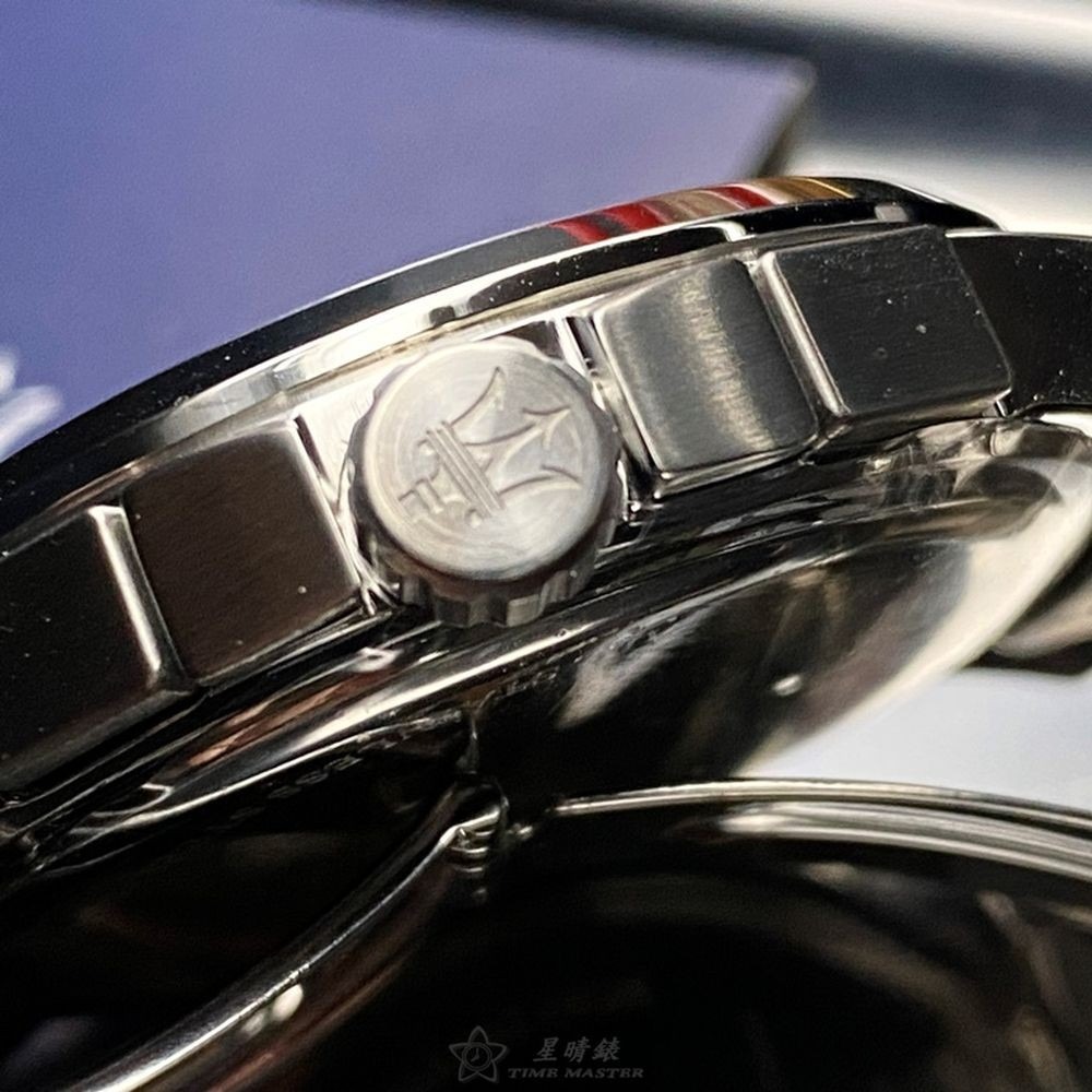 MASERATI:手錶,型號:R8873621002,男女通用錶42mm銀錶殼寶藍色錶面精鋼錶帶款-細節圖6