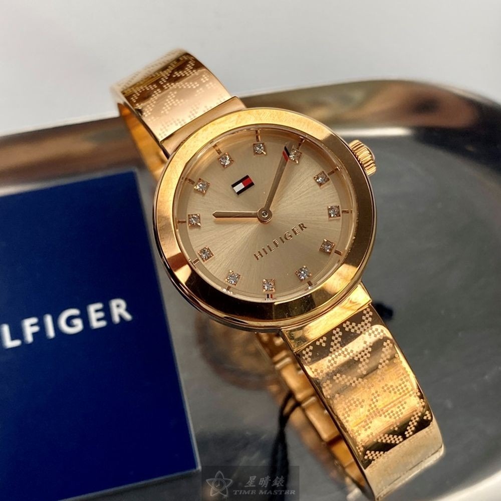 TommyHilfiger:手錶,型號:TH00038,女錶28mm玫瑰金錶殼玫瑰金色錶面精鋼錶帶款-細節圖3