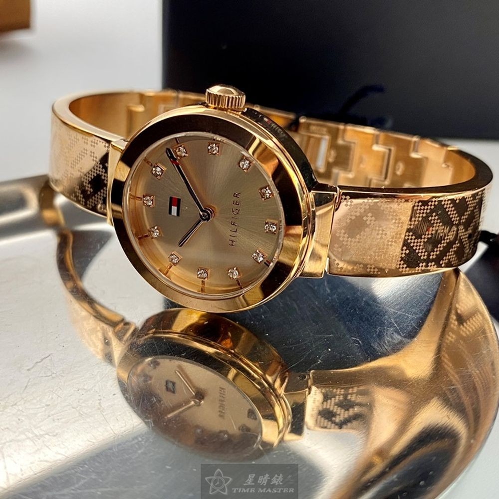 TommyHilfiger:手錶,型號:TH00038,女錶28mm玫瑰金錶殼玫瑰金色錶面精鋼錶帶款-細節圖4