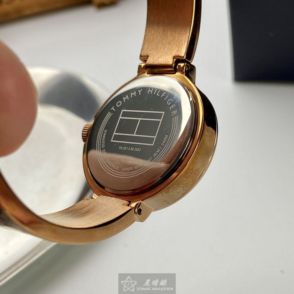 TommyHilfiger:手錶,型號:TH00038,女錶28mm玫瑰金錶殼玫瑰金色錶面精鋼錶帶款-細節圖6