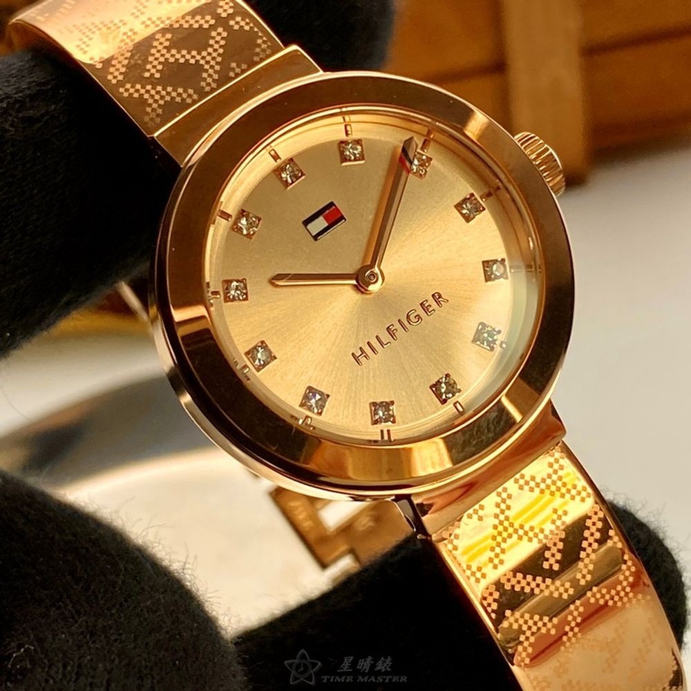 TommyHilfiger:手錶,型號:TH00038,女錶28mm玫瑰金錶殼玫瑰金色錶面精鋼錶帶款-細節圖8
