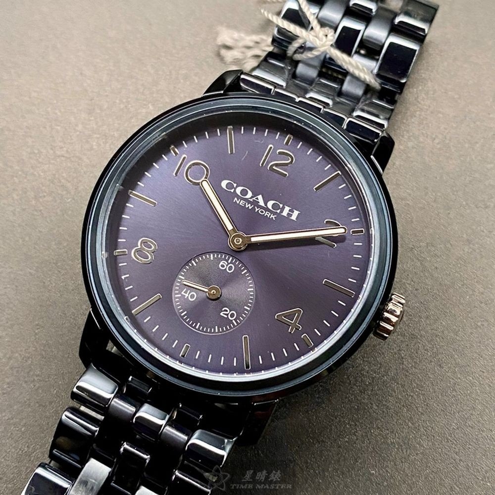 COACH:手錶,型號:CH00067,男女通用錶42mm寶藍錶殼寶藍色錶面精鋼錶帶款-細節圖2