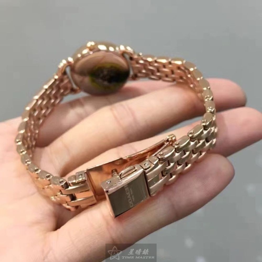COACH:手錶,型號:CH00111,女錶24mm玫瑰金錶殼玫瑰金色錶面精鋼錶帶款-細節圖11