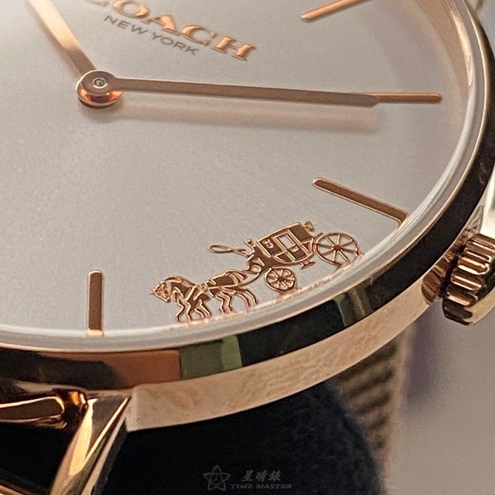 COACH:手錶,型號:CH00113,女錶36mm玫瑰金錶殼白色錶面米蘭錶帶款-細節圖7