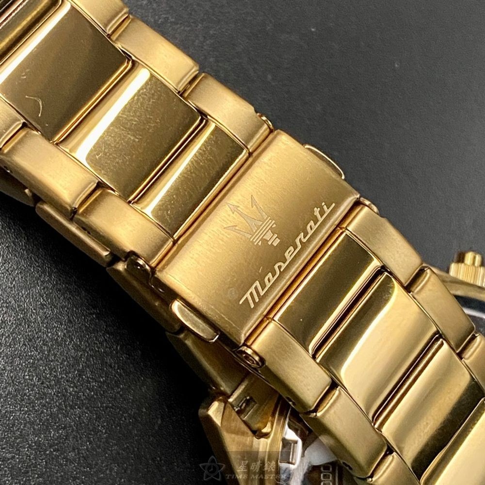 MASERATI:手錶,型號:R8873640008,男錶44mm寶藍錶殼寶藍色錶面精鋼錶帶款-細節圖9