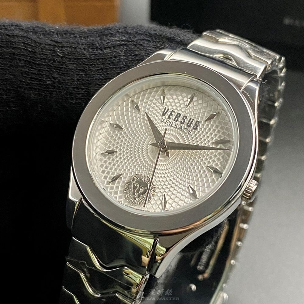 VERSUS VERSACE:手錶,型號:VV00284,女錶34mm銀錶殼銀白色錶面精鋼錶帶款-細節圖3