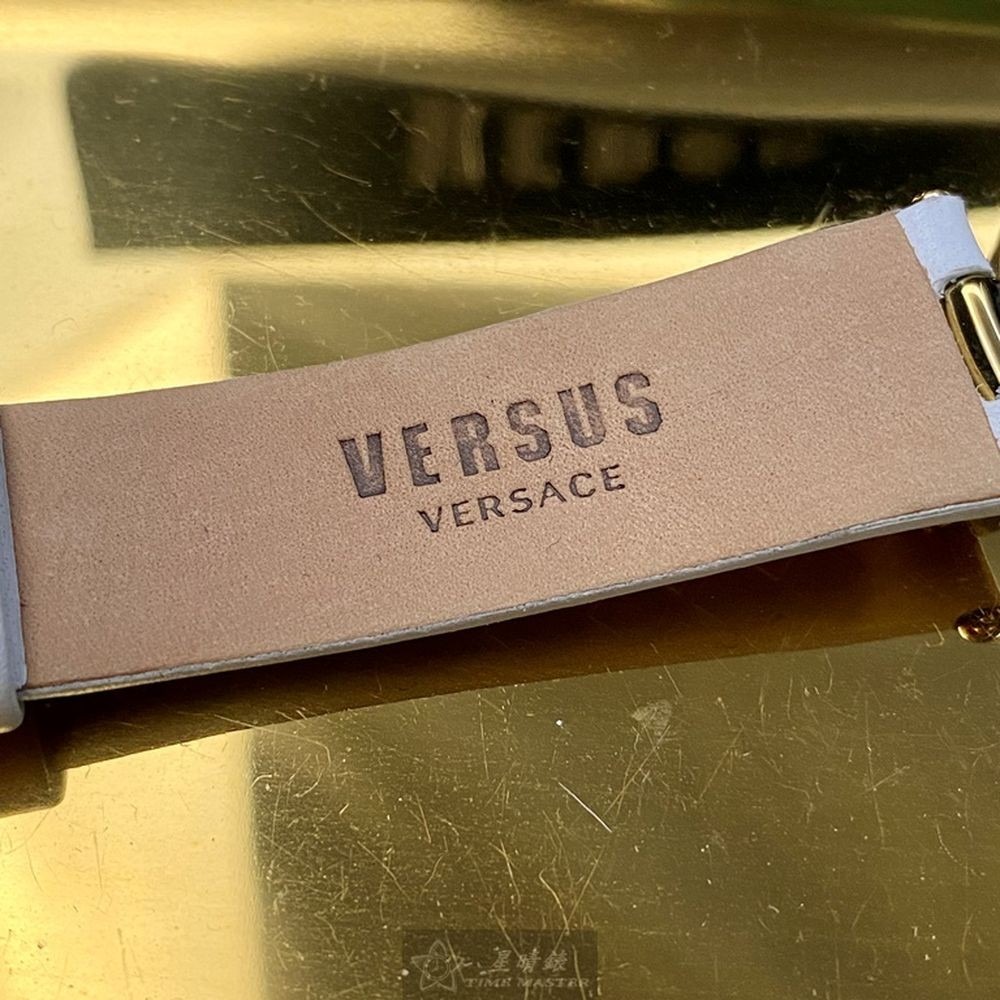 VERSUS VERSACE:手錶,型號:VV00320,女錶36mm金色錶殼白色錶面真皮皮革錶帶款-細節圖5