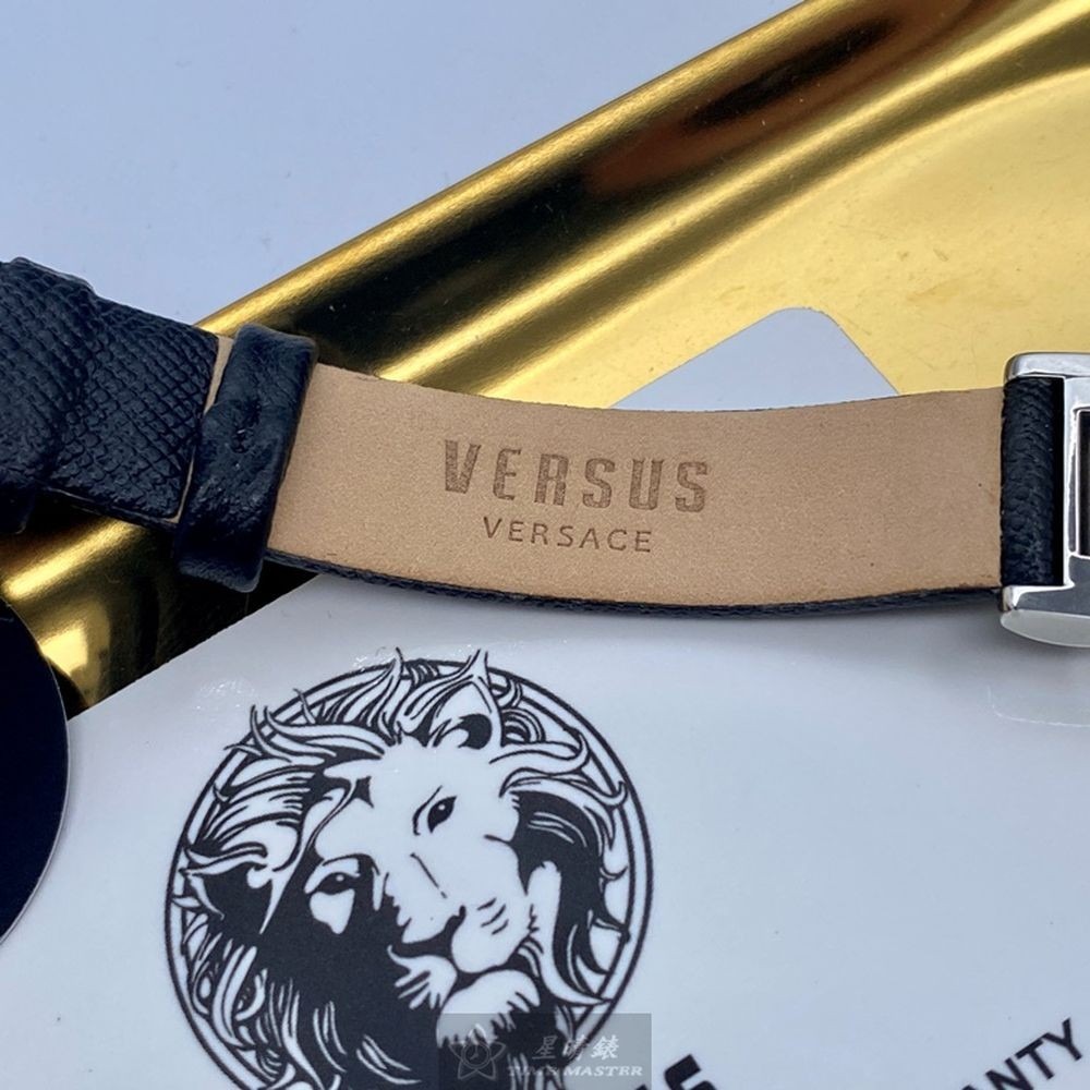 VERSUS VERSACE:手錶,型號:VV00017,女錶36mm銀錶殼銀色錶面真皮皮革錶帶款-細節圖7