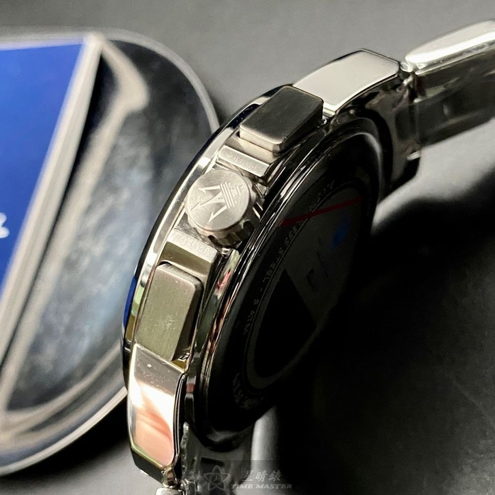 MASERATI:手錶,型號:R8873645004,男錶44mm銀錶殼寶藍色錶面精鋼錶帶款-細節圖8