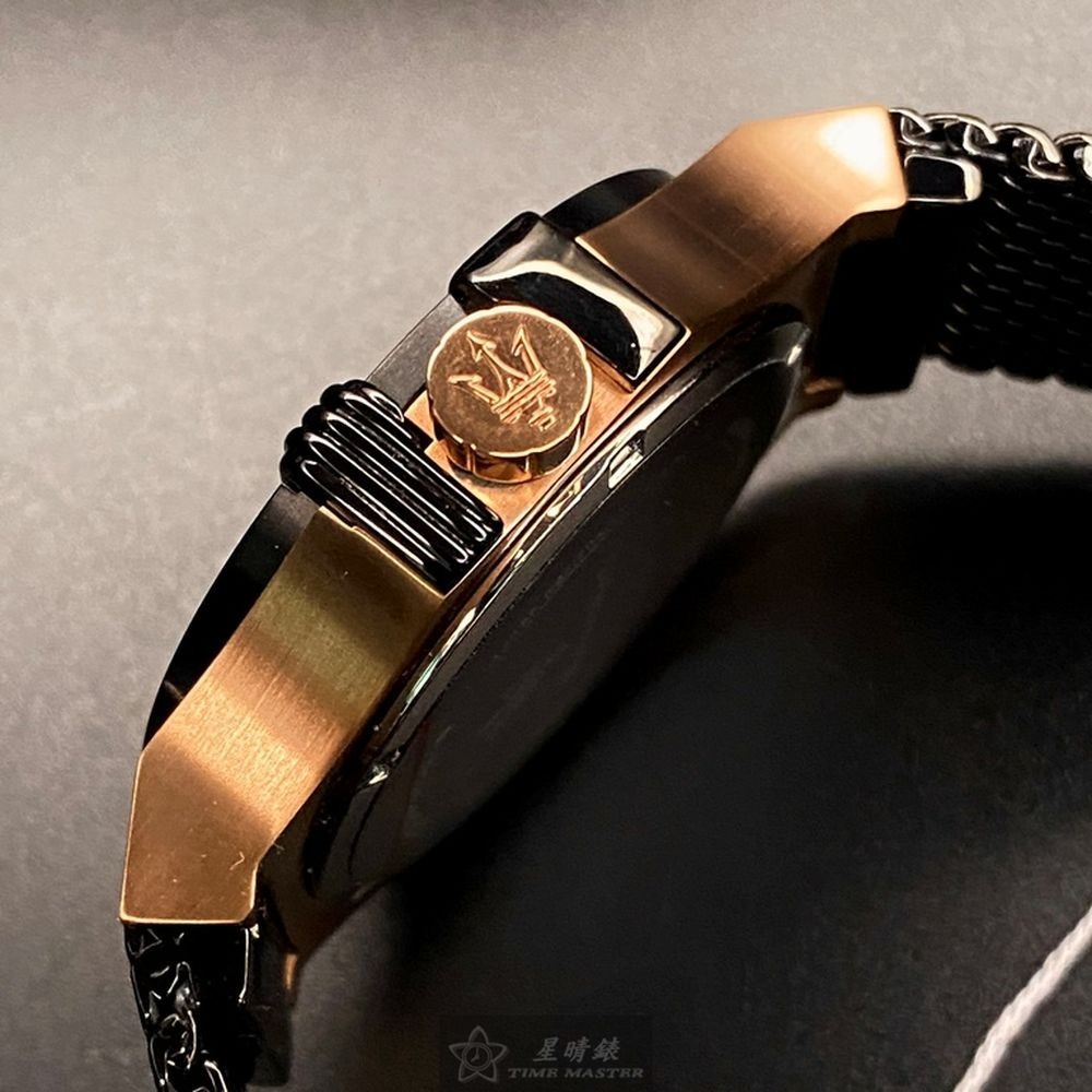 MASERATI:手錶,型號:R8853108010,男女通用錶42mm玫瑰金錶殼黑色錶面米蘭錶帶款-細節圖5