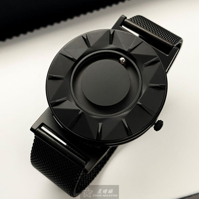 EONE:手錶,型號:EO00002,男女通用錶40mm黑錶殼黑色錶面米蘭錶帶款