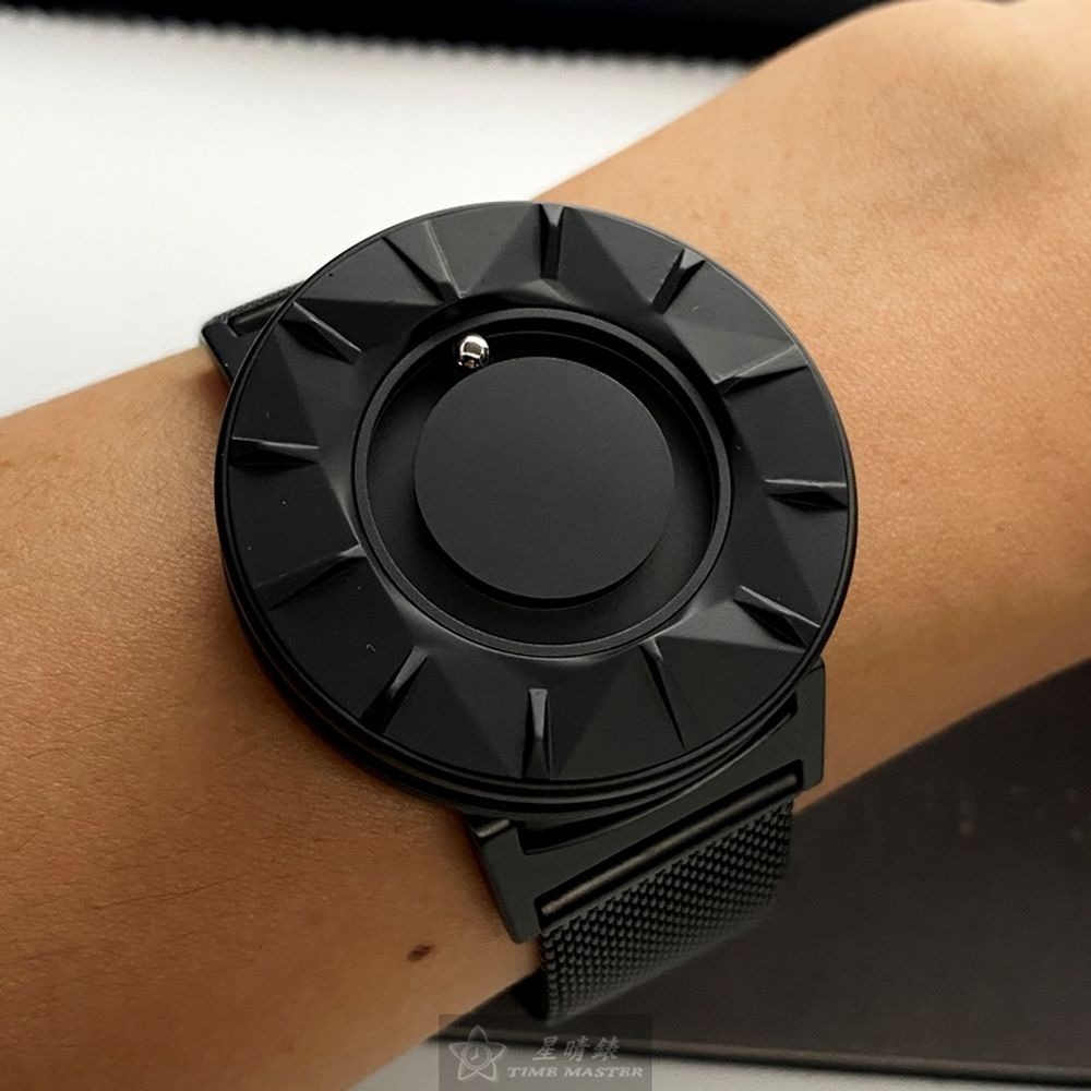 EONE:手錶,型號:EO00002,男女通用錶40mm黑錶殼黑色錶面米蘭錶帶款-細節圖5