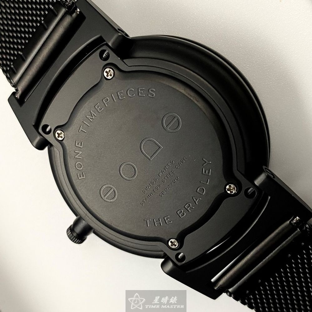 EONE:手錶,型號:EO00002,男女通用錶40mm黑錶殼黑色錶面米蘭錶帶款-細節圖6