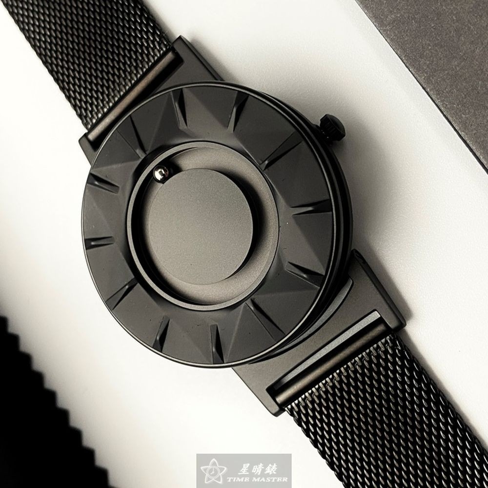 EONE:手錶,型號:EO00002,男女通用錶40mm黑錶殼黑色錶面米蘭錶帶款-細節圖11