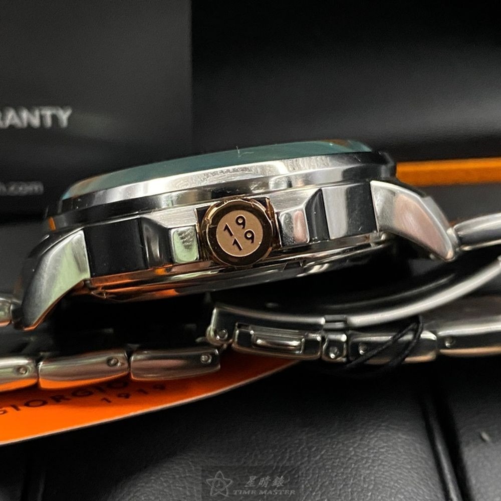GiorgioFedon1919:手錶,型號:GF00113,男錶46mm銀錶殼銀白色錶面精鋼錶帶款-細節圖8