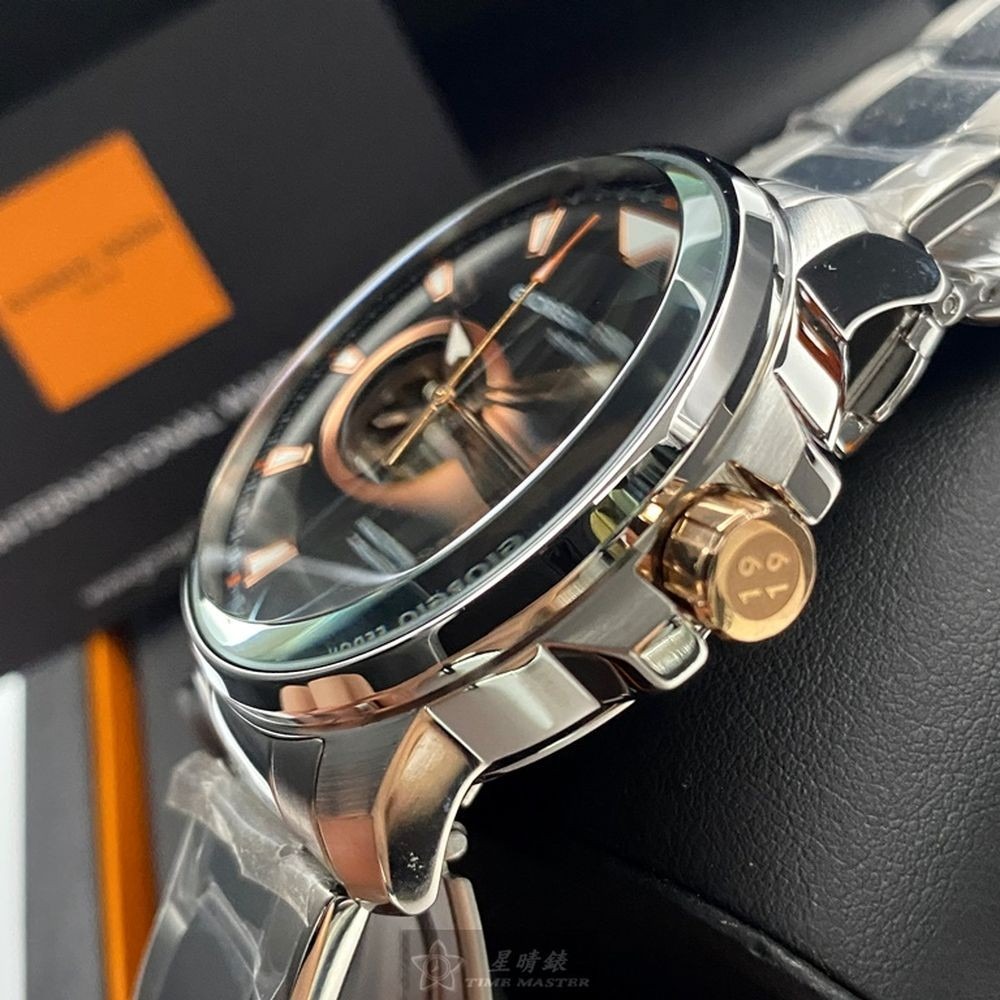 GiorgioFedon1919:手錶,型號:GF00119,男錶46mm銀錶殼黑色錶面精鋼錶帶款-細節圖5