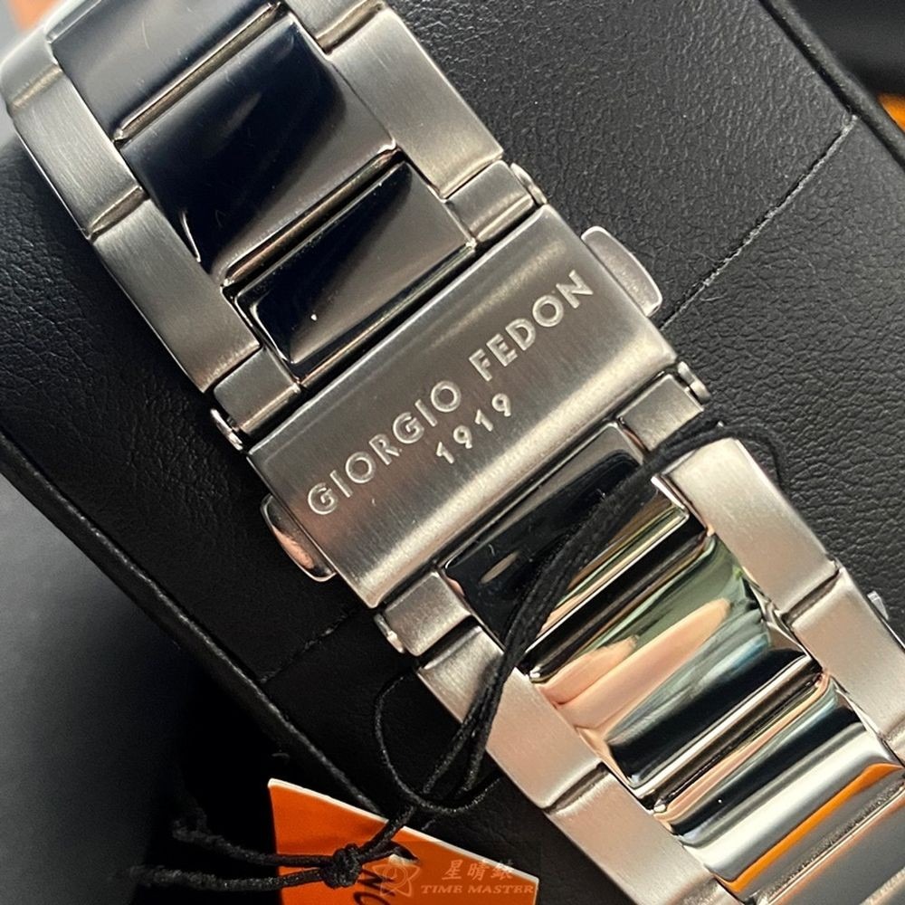 GiorgioFedon1919:手錶,型號:GF00120,男錶46mm銀錶殼墨綠色錶面精鋼錶帶款-細節圖8