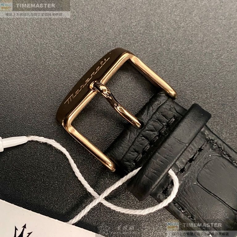 MASERATI:手錶,型號:R8871646001,男錶46mm玫瑰金錶殼黑色錶面真皮皮革錶帶款-細節圖5