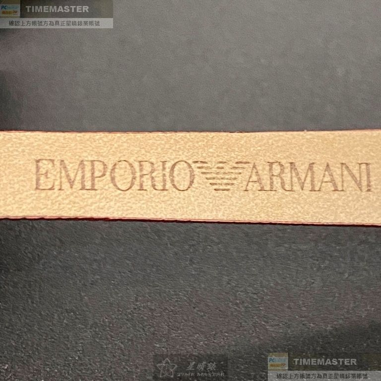 ARMANI:手錶,型號:AR00045,女錶26mm玫瑰金錶殼貝母錶面真皮皮革錶帶款-細節圖9