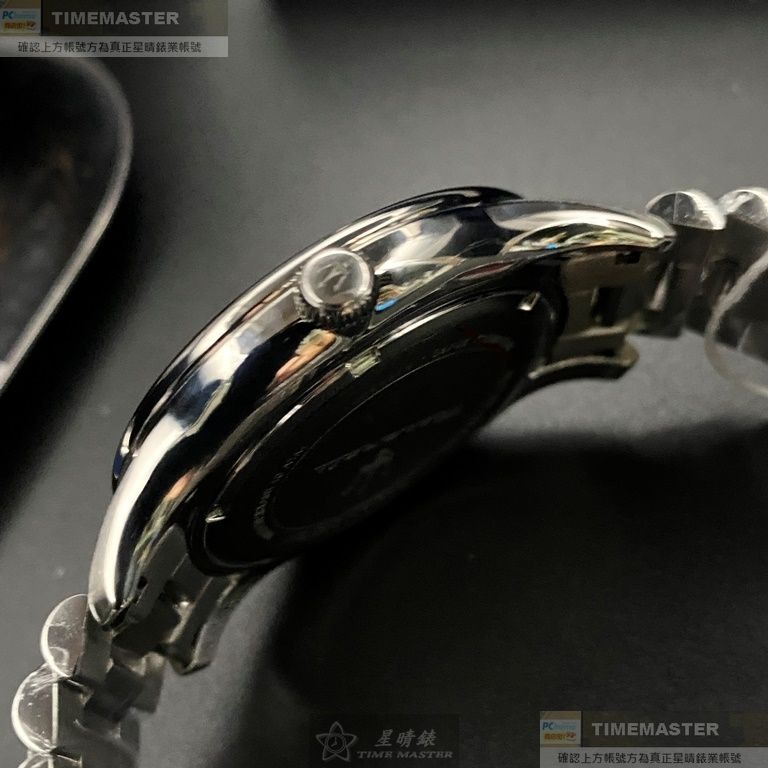 MASERATI:手錶,型號:R8853146002,男女通用錶46mm銀錶殼寶藍色錶面精鋼錶帶款-細節圖6