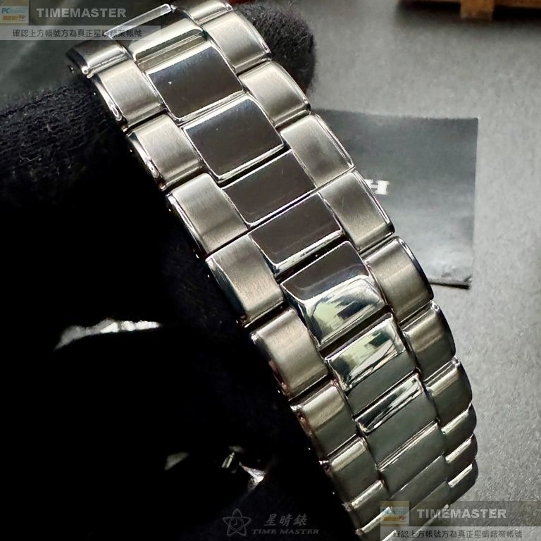 COACH:手錶,型號:CH00180,男錶44mm銀錶殼寶藍色錶面精鋼錶帶款-細節圖8