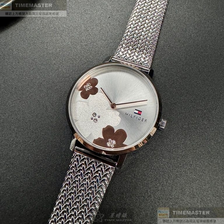 TommyHilfiger:手錶,型號:TH00056,女錶36mm玫瑰金錶殼銀白錶面米蘭錶帶款-細節圖7
