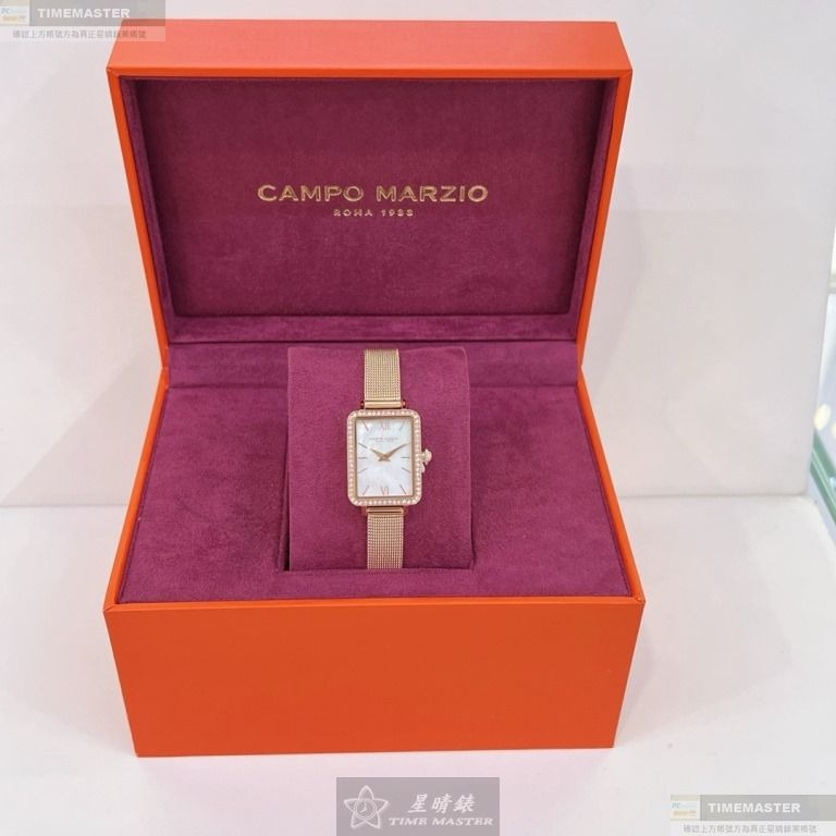 CampoMarzio手錶,編號CMW0007,20mm, 26mm玫瑰金錶殼,玫瑰金色錶帶款-細節圖8