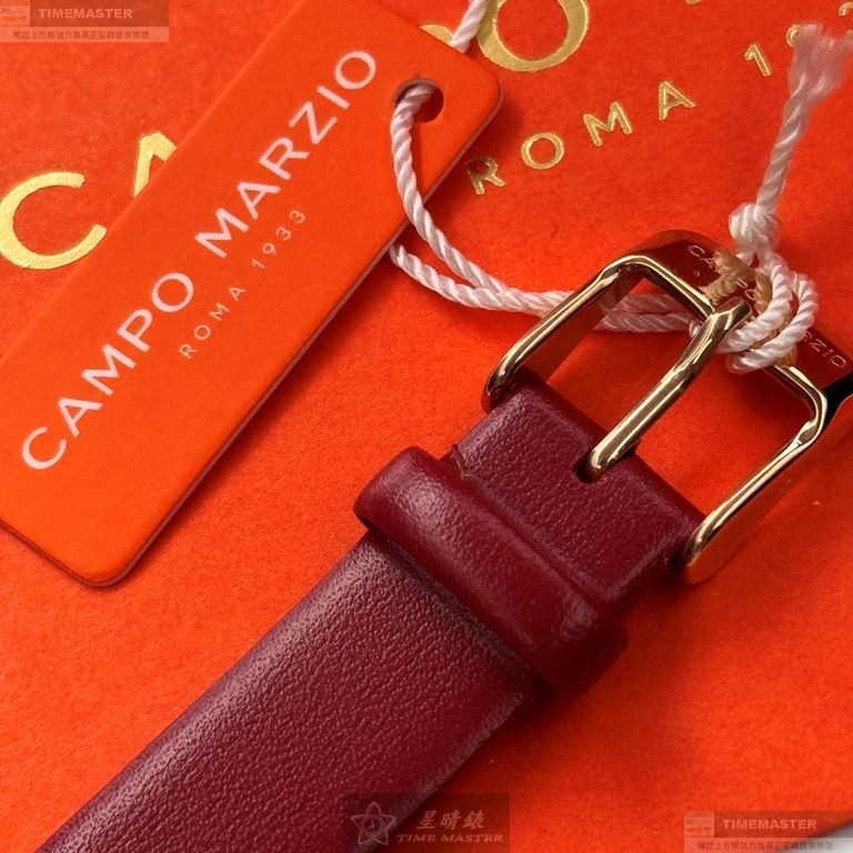 CampoMarzio手錶,編號CMW0016,26mm玫瑰金錶殼,紅色錶帶款-細節圖9