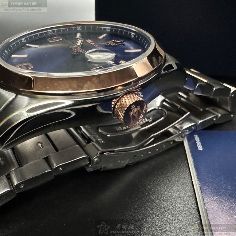 MASERATI手錶,編號R8853151006,42mm玫瑰金錶殼,金銀相間錶帶款-細節圖5