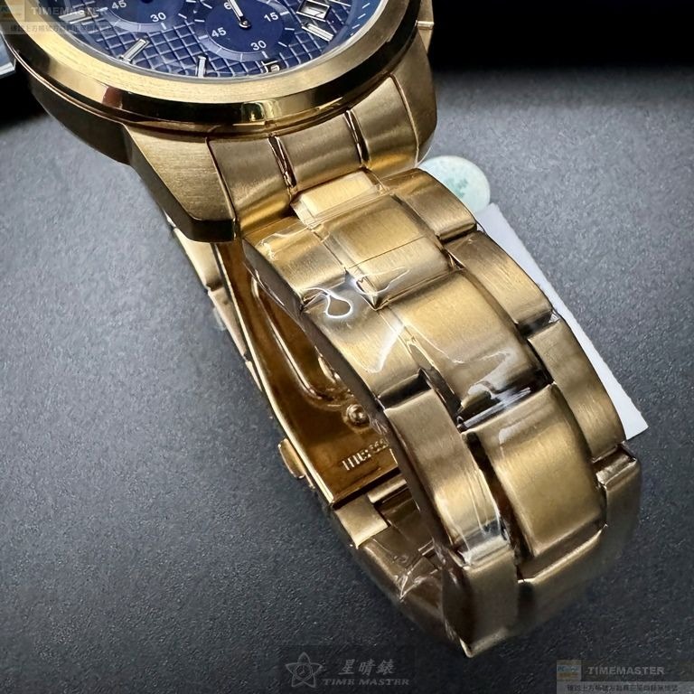 MASERATI手錶,編號R8873621021,44mm銀, 金色錶殼,金色錶帶款-細節圖9