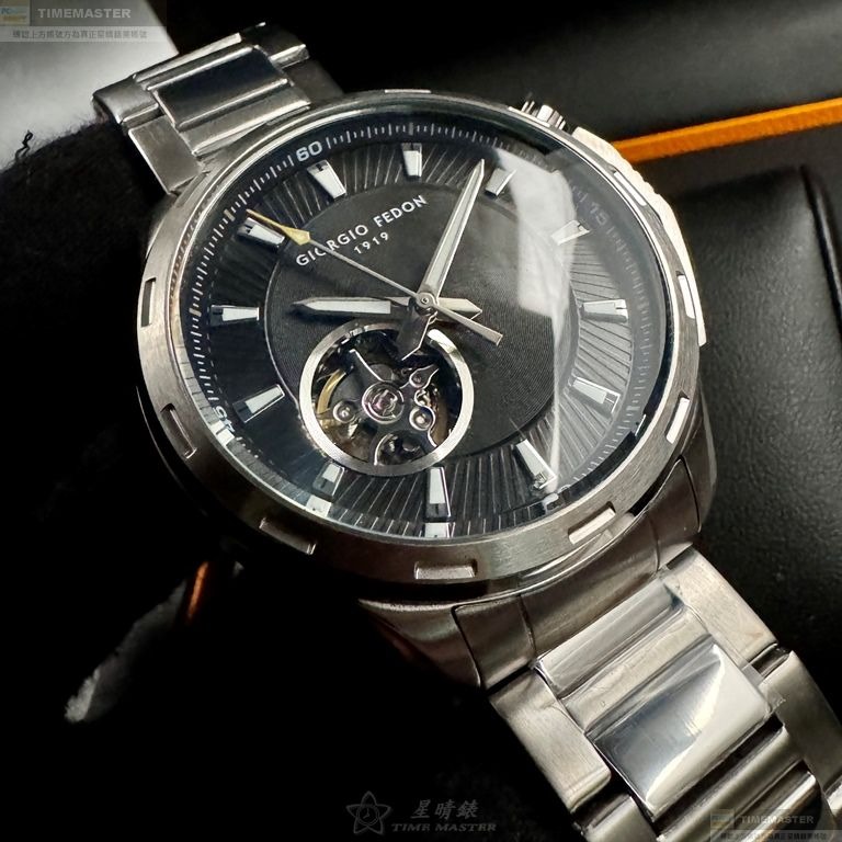 GiorgioFedon1919手錶,編號GF00130,42mm銀錶殼,銀色錶帶款-細節圖4